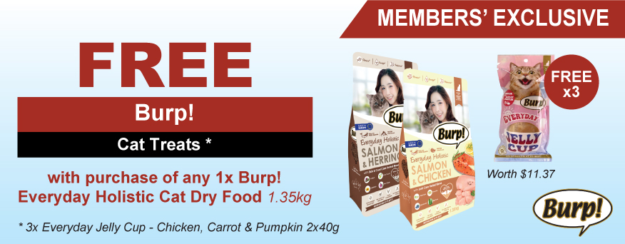 Burp! Cat Dry Food Promo